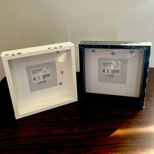 Brand new IKEA frames. 3 black, 3 white